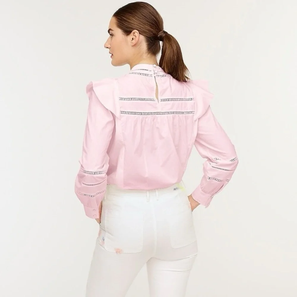 J. Crew Ruffle top - Picture 4 of 8